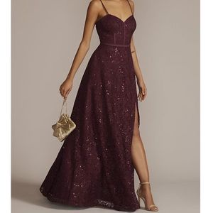 POCKETS‼️ Beautiful comfortable burgundy dress